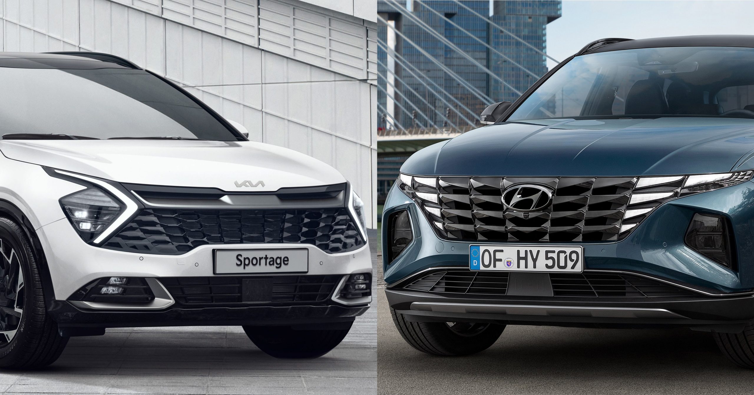 Kia Sportage 2022 vs Hyundai Tucson 2022