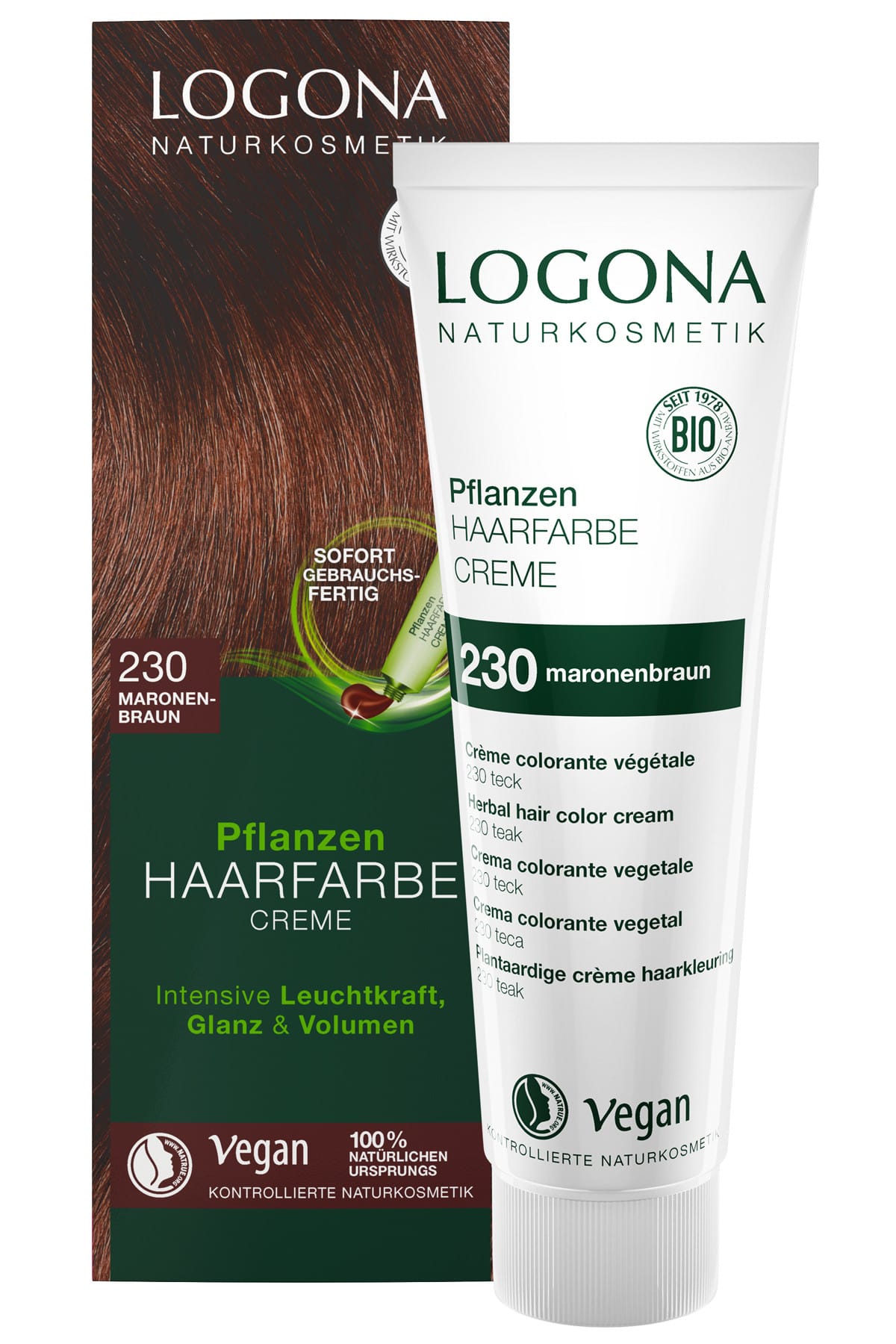 5-رنگ موی گیاهی طبیعی Logona