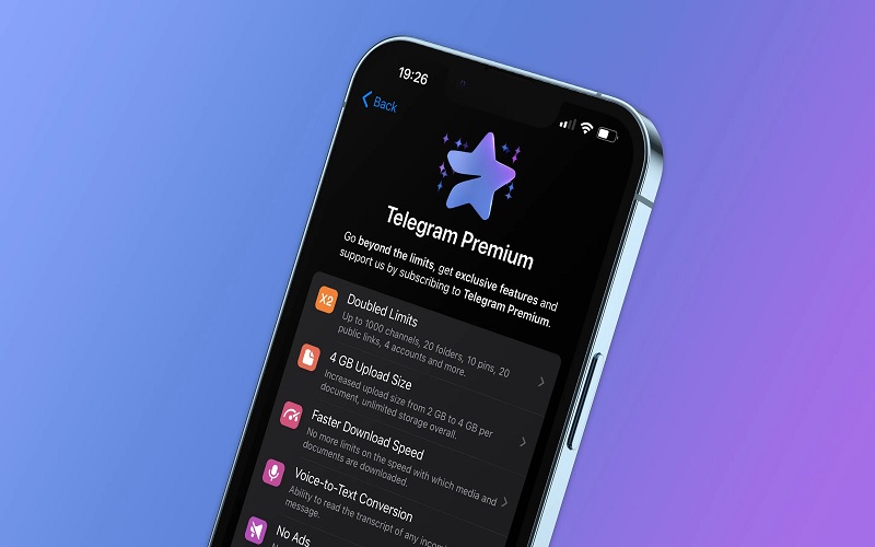 تلگرام پرمیوم - کاماپرس