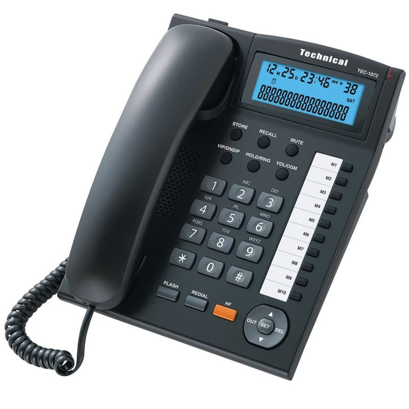 تلفن رومیزی تکنیکال با مدل TEC1072S-کاماپرس