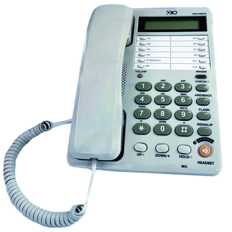 تلفن رومیزی اهو با مدل 092CID-کاماپرس