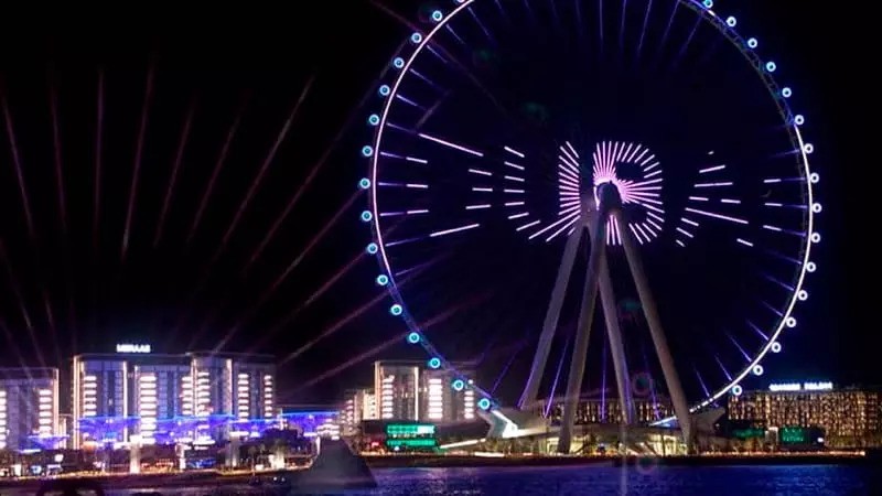 بزرگ‌ترین چرخ و فلک جهان در دبی