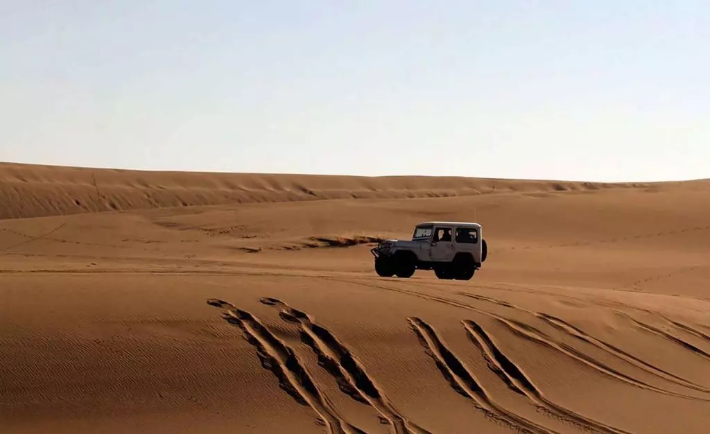 کویر گردی در زمستان